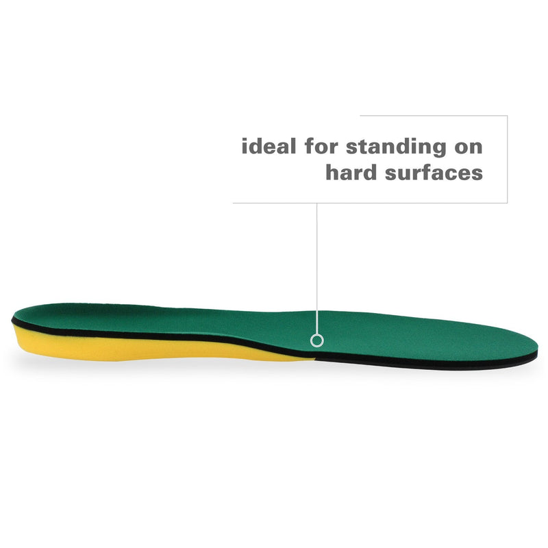 Spenco Polysorb Heavy Duty Maximum All Day Comfort and Support Shoe Insole Women's 9-10 / Men's 8-9 Regular Width Solid