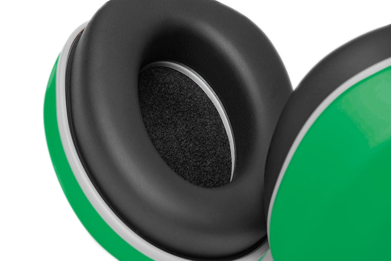 [Australia] - Lucid Audio HearMuffs Kids Hearing Protection Green/White (Over-the-ear Sound Protection Ear Muffs Ages 5+) 
