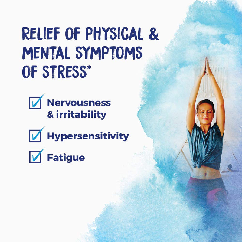 Boiron StressCalm Tablets for Relief of Stress,Anxiousness,Nervousness,Irritability,and Fatigue -,120 Count (Pack of 2) 120 Count (Pack of 2)