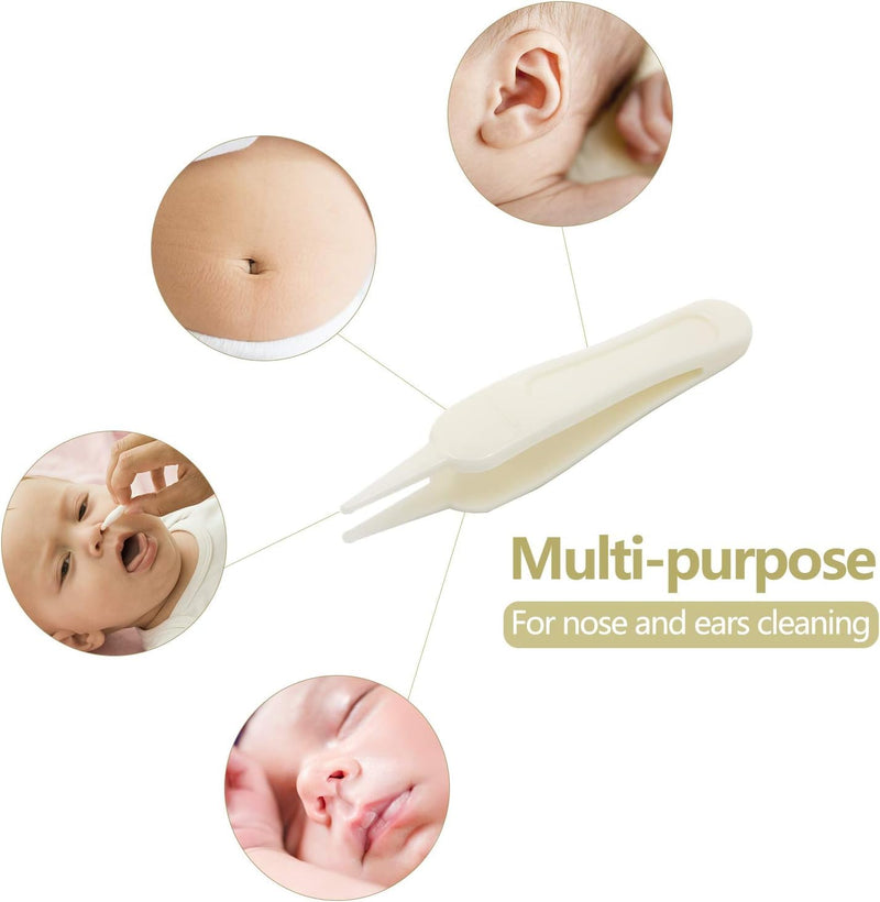 [Australia] - Evwoge Baby Nose Tweezers Booger Nipper Plier Ear Wax Remover Cleaner Pack of 2 