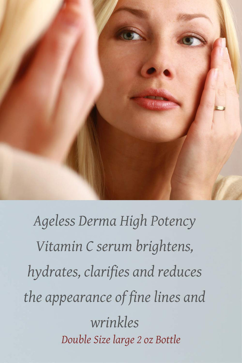 High Potency Vitamin C Serum with Hyaluronic Acid by Dr. Mostamand. 2 FL oz (60 ml)