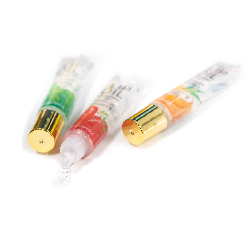 HerMINE Nourishing Lip Oil with Argan Oil & Vitamin E Clear Long Lasting Hydrating Lip Moisturizing Gel 15g / 0.52oz (Pineapple) Pineapple