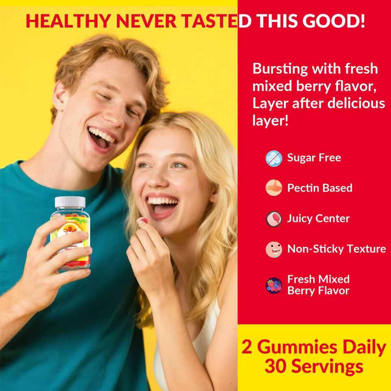 Methylated Vitamin B Complex Gummies for Women & Men- All B Vitamins-Methyl B12,Methylfolate, B1,B2,B5,B6,B7 with Vitamin C, CoQ10 & Inositol | Energy & Brain Support | Vegan, Sugar Free | 60 Count 60 Count (Pack of 1)