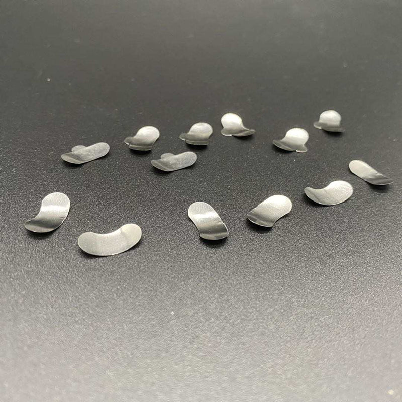 100Pcs Dental 35μm Sectional Contoured Metal Matrices 2 Rings to Fill Tooth