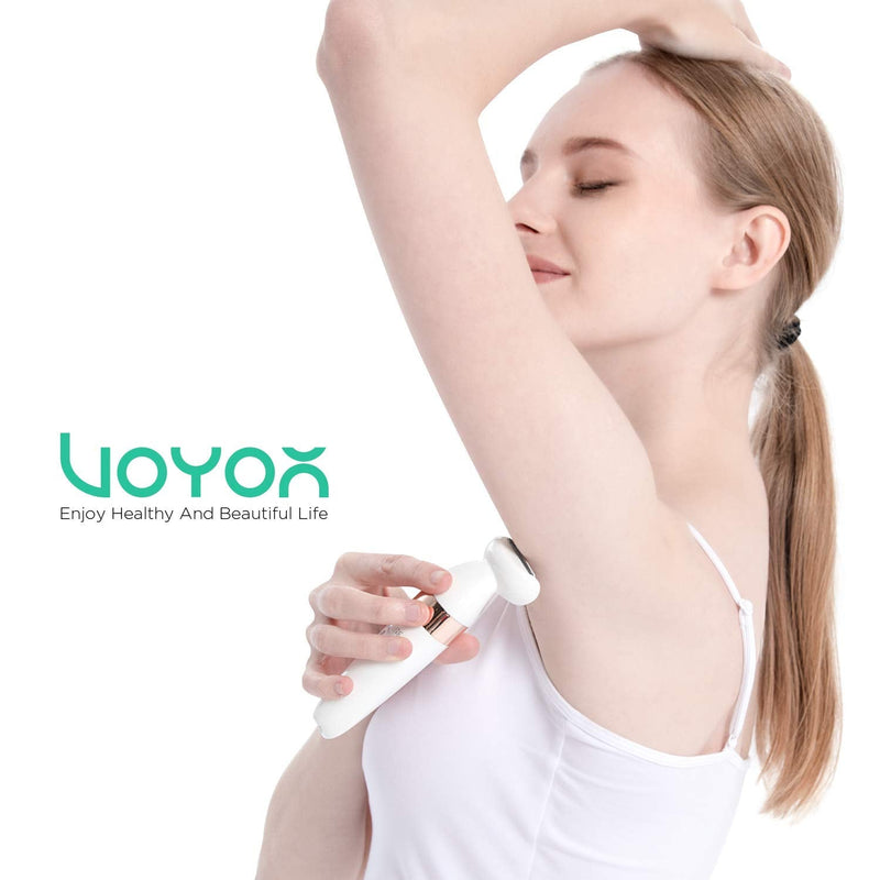 [Australia] - VOYOR Electric Shaver for Women Bikini Trimmer Hair Remover for Face Body, 5 in 1 Groomer Kit Lady Shaver Bikini Razor Women for Hair Trimmer, Cordless Rechargeable Waterproof ES500 