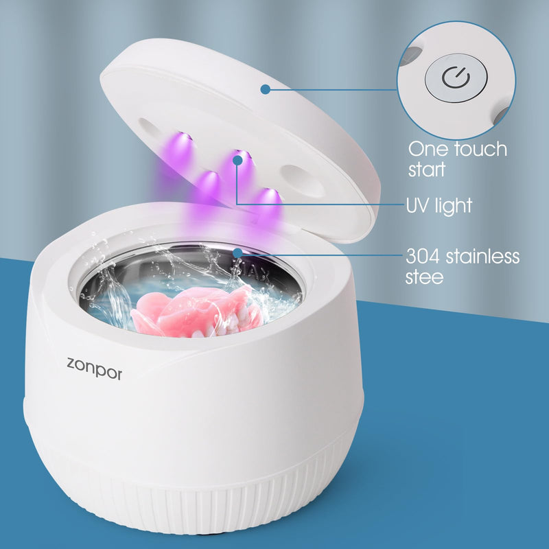[Australia] - ANIREPUR ultrasonic cleaning device, UV ultrasonic cleaner for dental pod, dentures, aligners, retainers, whitening trays, dental splint 