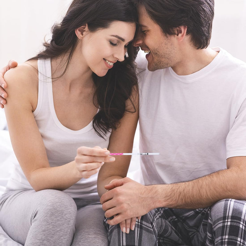 30 Ovulation Test Strips with Reusable Urine Cup Accurate Fertility Test for Women Home Ovulation Predictor Kit 3mm LH