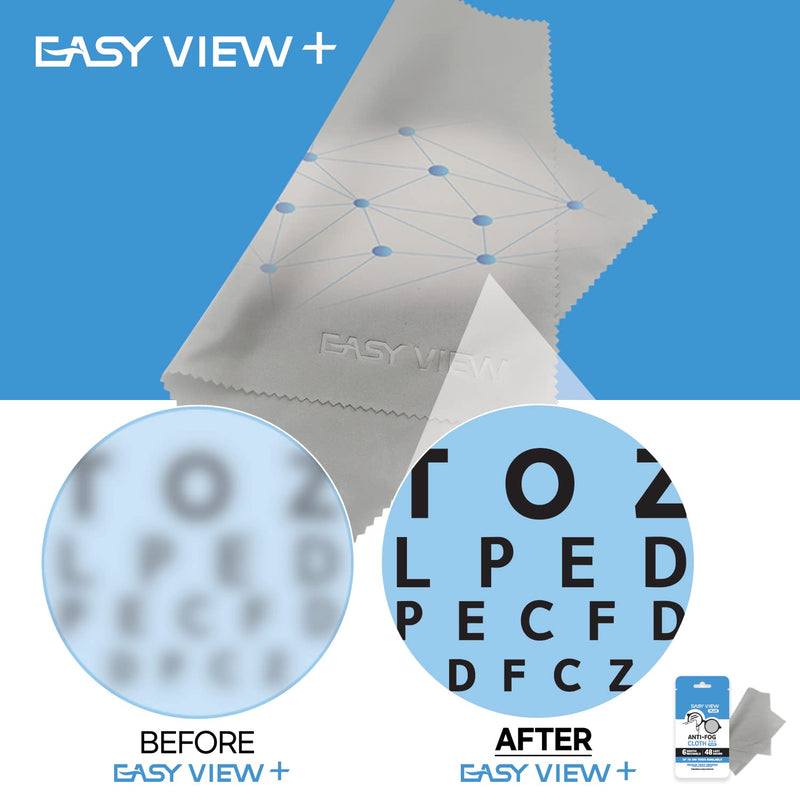 [Australia] - EASY VIEW+ Anti-Fog Microfiber Cloth- For Glasses Goggles Motorcycle Helmet Camera Lens 