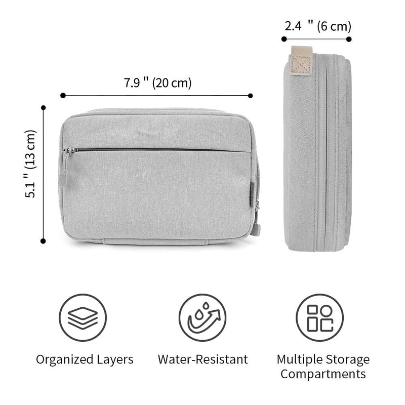 pack all Packing System Bundle | Electronic Organizer (Gray) & 20L Foldable Backpack (Black)