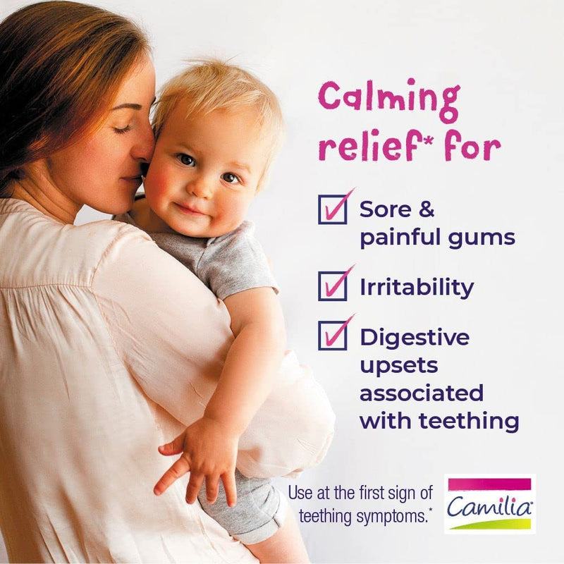 Boiron Camilia Drops 40 Count (Pack of 3) Relief of Painful or Swollen Gums and Irritability in Babies - for Daytime and Nighttime - Liquid Drop for Baby