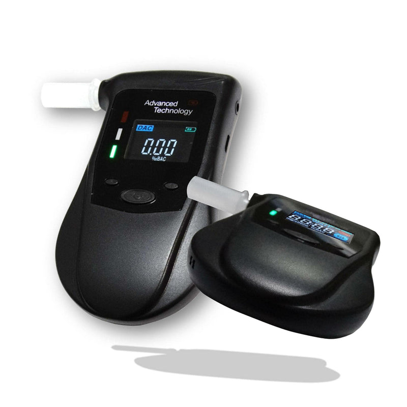 Breathalyzer Rechargeable Battery & pre-Alert Function, 10 Memories Plus 12pcs Mouthpieces & can Last 200 Tests After Fully Charged. 4 Default Unit Setting (4 Color Display) multicoloured