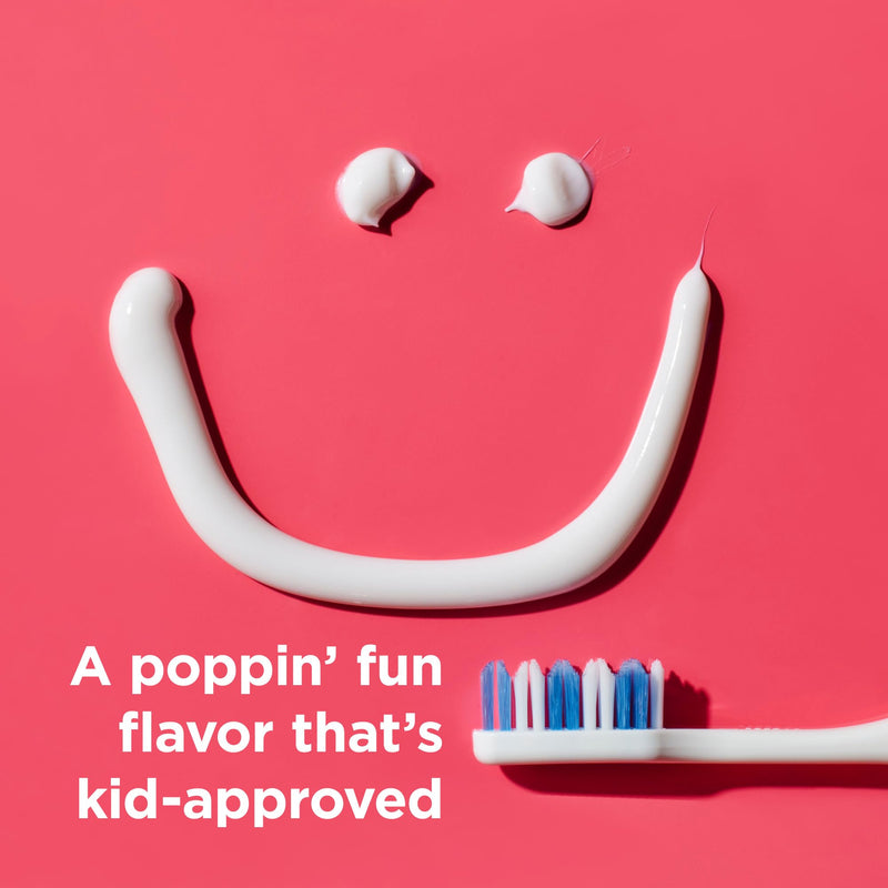 [Australia] - POP Kids Gel Toothpaste Pumpin Strawberry (Pack of 2) 