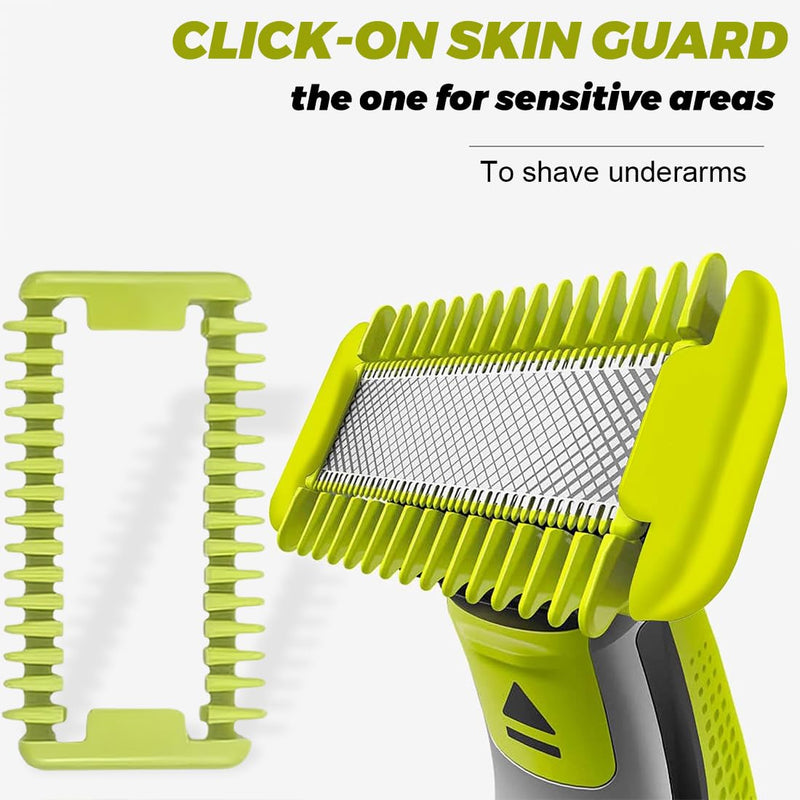 [Australia] - AVRUYPI 2pcs Shaving Combs Help Cut Body Hair Skin Protection Shaving Suitable for Philips Shaver QP25XX/QP26XX/QP65XX/QP66XX 