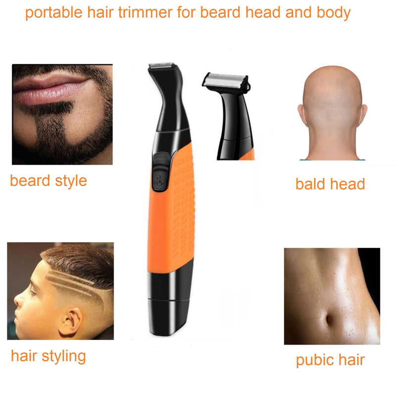 [Australia] - Men Pubic Hair Trimmer,Male Intimate Part Clipper,Wet Dry Groin Razor,Electric Body Hair Removal,Face Beard and Mustache Style Shaver,Portable Bald Detail Head Shaver,Man Grooming Kit 