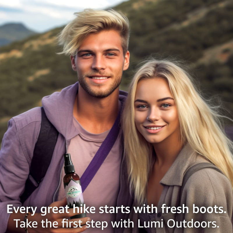 [Australia] - Lumi Outdoors Natural Shoe Deodorizer Spray 3 Pack Bundle - Lemon Eucalyptus, Citrus Tea Tree, Lavender Tea Tree 
