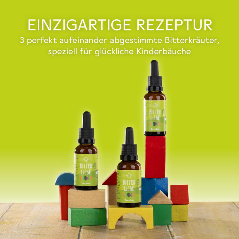 [Australia] - BitterLiebe® bitter substances drops for children 30ml with practical pipette cap I bitter drops from The Lions' Den I Hildegard von Bingen, bitter herbs 1 