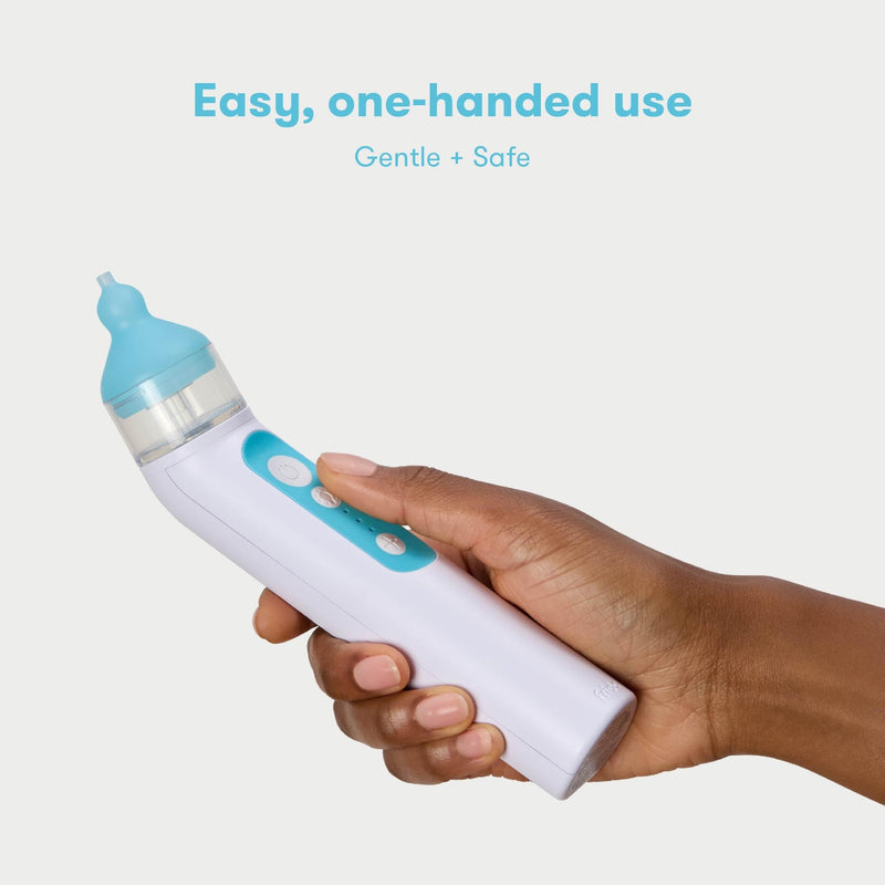[Australia] - Frida Baby Electric NoseFrida Nasal Aspirator for Baby, Nose Sucker for Baby & Toddler, Upgraded Nasal Aspirator for Congestion + Allergy Relief with 3 Suction Levels, 2 Silicone Tips, USB 