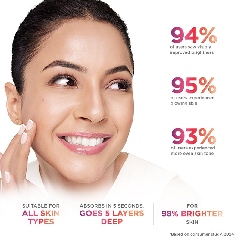 Glow & Lovely Re-New Bright Advanced Multi Vitamin Serum Cream, 50g