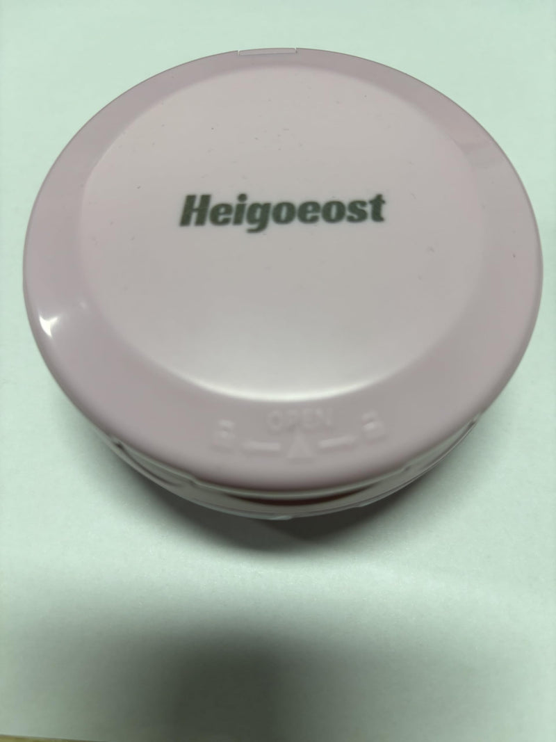 [Australia] - Denture Case, Leak Proof Denture Bath Case Cup Kit for Travel Cleaning, Heigoeost Denture Holder Box Bath Soaking Container for Women & Men with Mirror, Strainer, Removal Tool and Denture Brush(Pink) Pink 