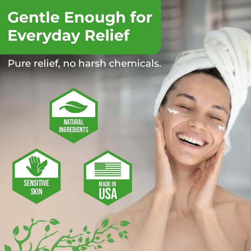 Wild Naturals Eczema & Psoriasis Cream for Dry, Itchy Skin – Eczema Relief for Adults & Kids – Moisturizing Psoriasis Cream with Manuka Honey 4 Ounce (Pack of 1)