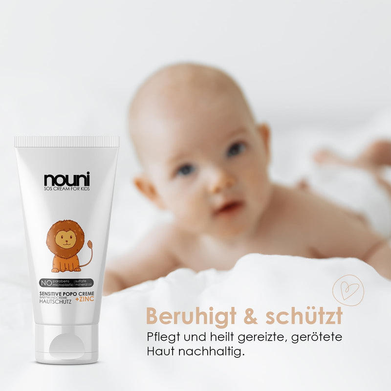 [Australia] - SOS wound protection cream + zinc 100ml bottom cream - protects soreness in the diaper area - intensive care for children's skin - without harmful additives | nouni 