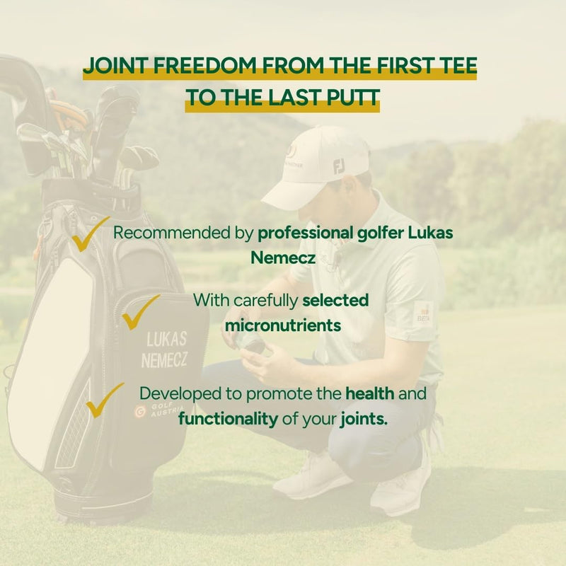 Hi1 GOLF - Golf Joint Supplement - Stay Flexible, Swing Consistent, Supports Mobility & Swing Performance with Glucosamine, Chondroitin, Copper, Collagen & Hyaluronic Acid, Joint Freedom - 60 Capsules