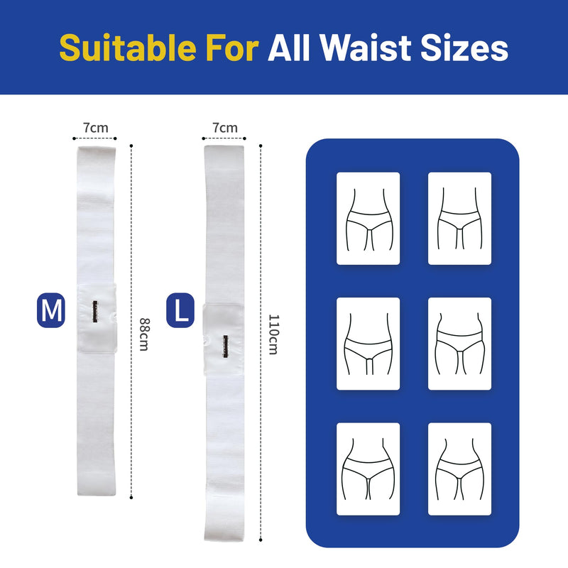 [Australia] - Urine Test Complete Kit - 2 oz to 4 oz Sample Bag on Belt,Portable Urine Test Bags with Temperature Strip for Used for Hospitals, Emergency and Travel (Medium) 