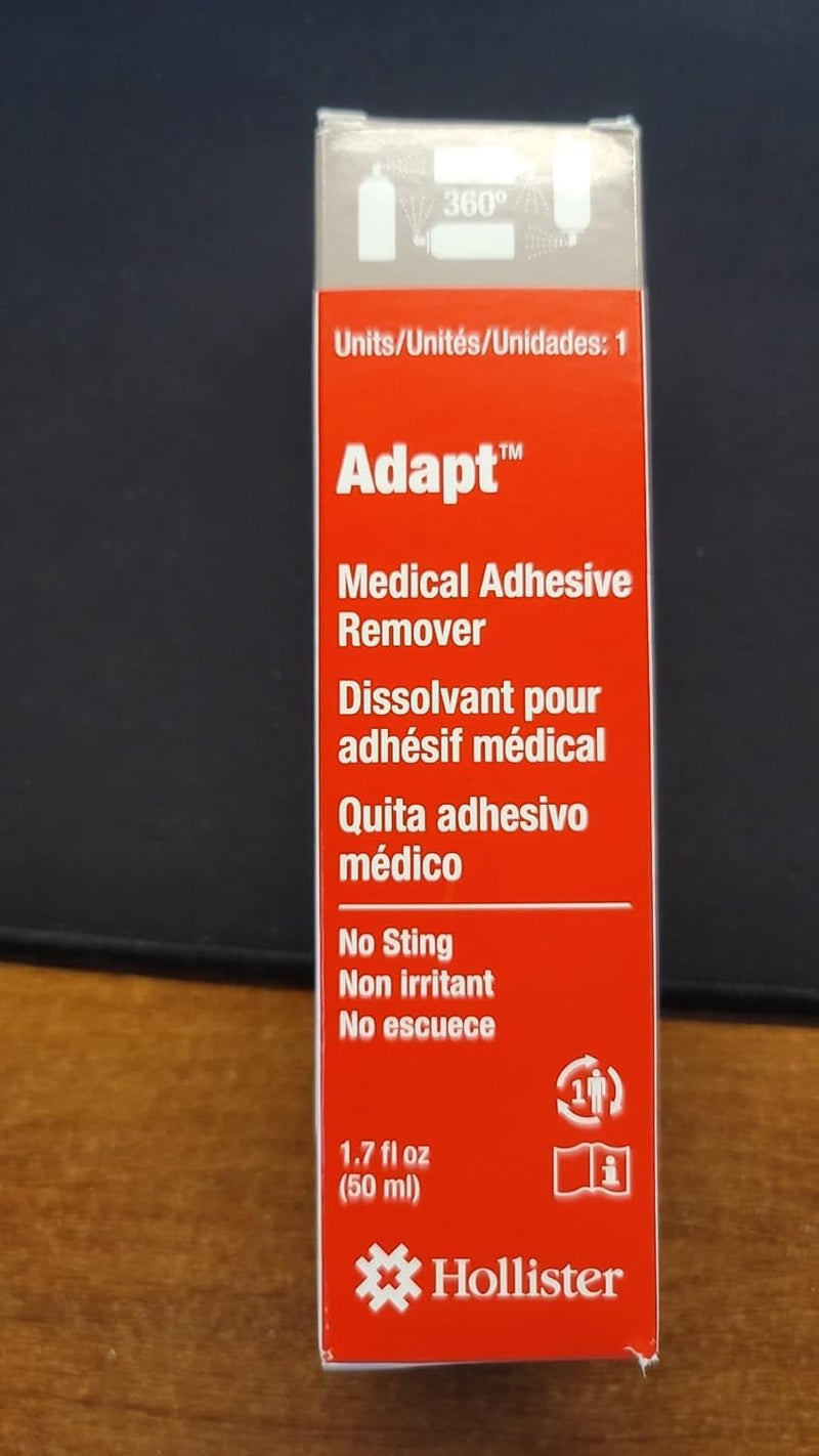 [Australia] - Hollister Adapt Medical Adhesive Remover, No Sting, 360° Spray 1.7 Oz 1.7 Fl Oz (Pack of 1) 