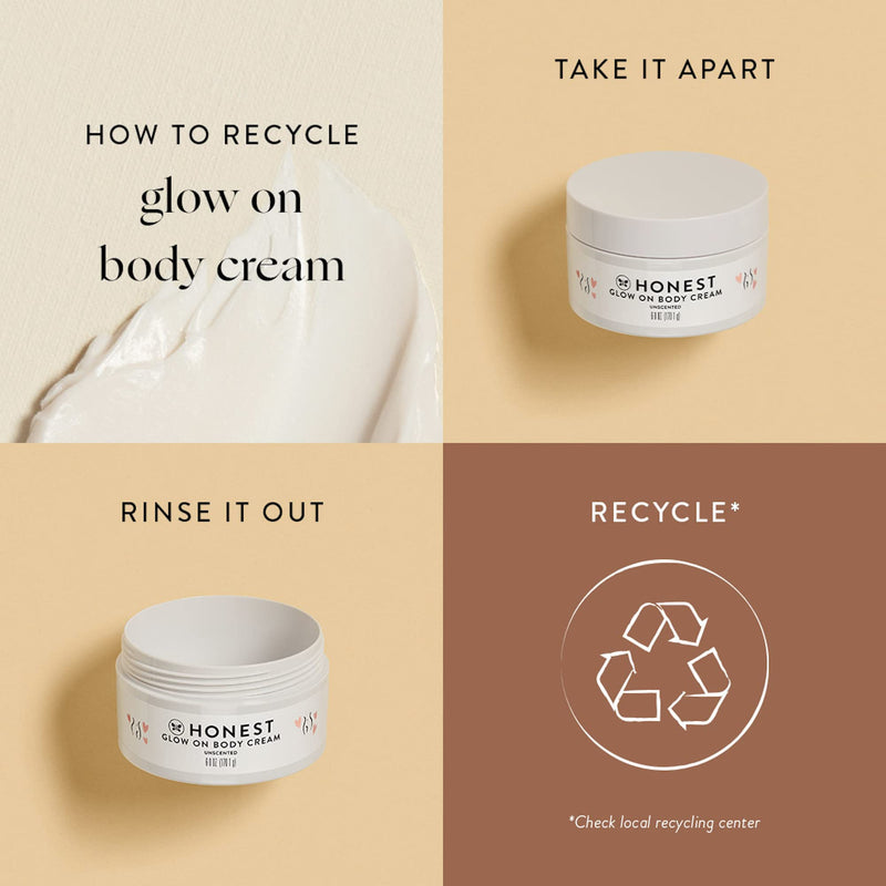 [Australia] - The Honest Company New Mama Care Essentials Gift Set | Hospital Bag Must Haves | Travel Size Nip Balm (0.5 oz), Glow On Body Cream (1 oz), Gotta Glow Face Wash (1.75 fl oz), Reusable Pouch New Mama Mini Essentials Set 