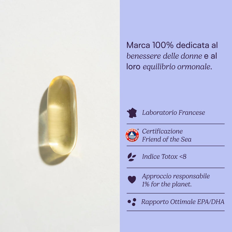 SOVA - Omega 3 EPAX - High Quality Essential Fatty Acids 1g - Totox Low Index <8 - EPA 400mg, DHA 300mg/Capsules - 60 Capsules