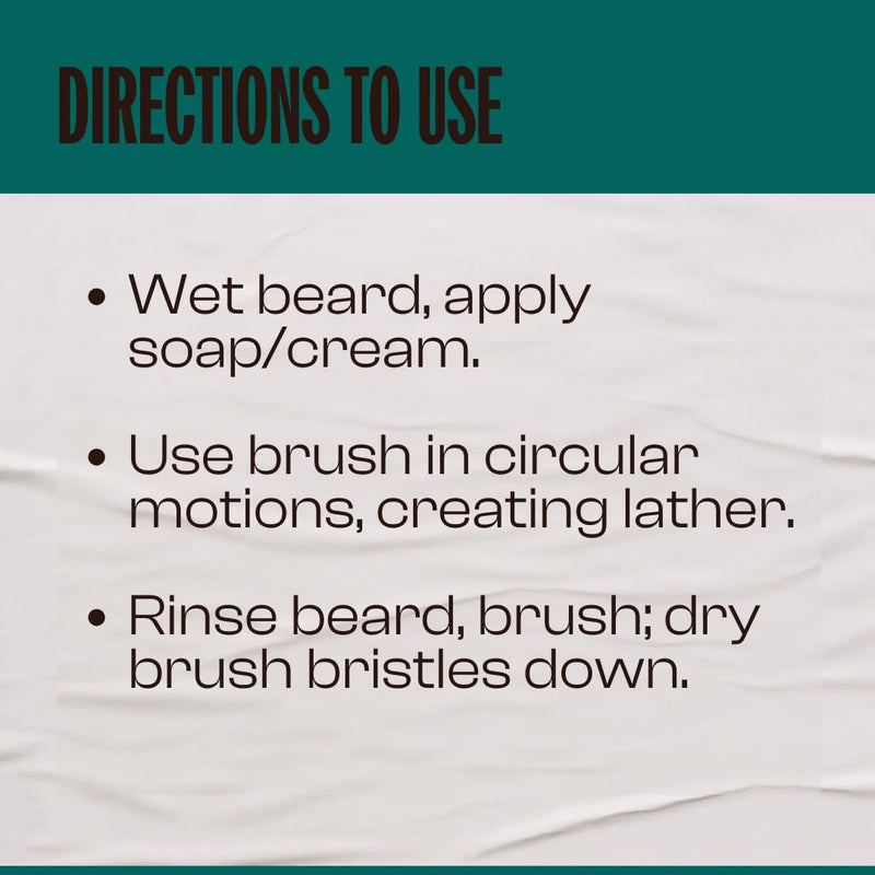 [Australia] - Men Rock The Shaving Brush – Vegan shaving brush with synthetic bristles, 1 piece 