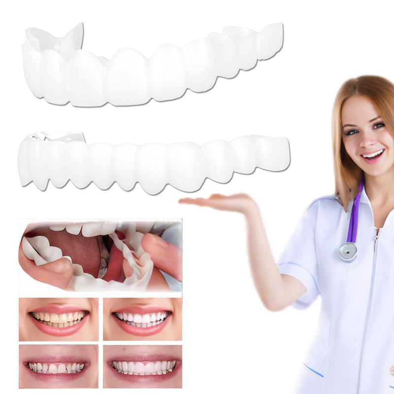 [Australia] - 2 Pairs, Temporary Nature and Comfortable to Regain Confident Smile, Men's and Women's Temporary Confident Smile (1) 1 