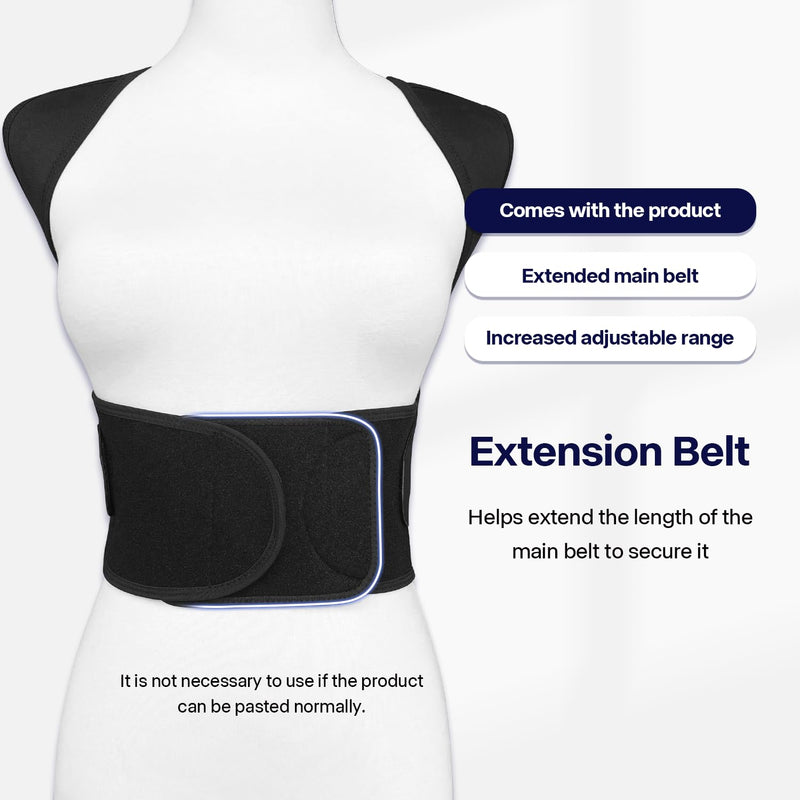 [Australia] - Posture Corrector for Women and Men, Adjustable Shoulder Posture Brace, Back Straightener Posture, Used for Middle and Upper Spine Large 