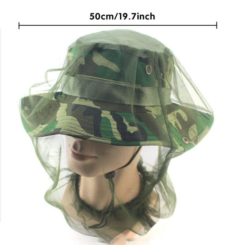 [Australia] - 6Pcs Premium Head Net Face Mesh with Extra Fine Holes, Mosquito Hat Mask Head Cover for Camping Hiking Fishing Protecting from Insect Bug Bee Mosquito Gnats 6pcs 