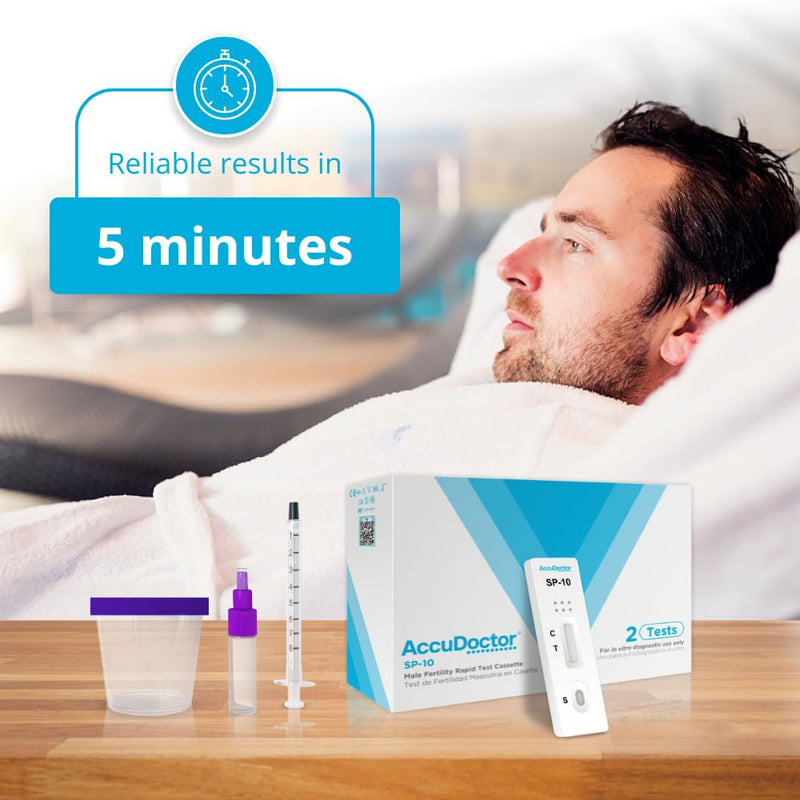 [Australia] - Accudoctor 2 sperm test for men sperm test sperm rapid test fertility test for men fertility tests desire to have children sperm test fertility at home fertility man sperm quantity 