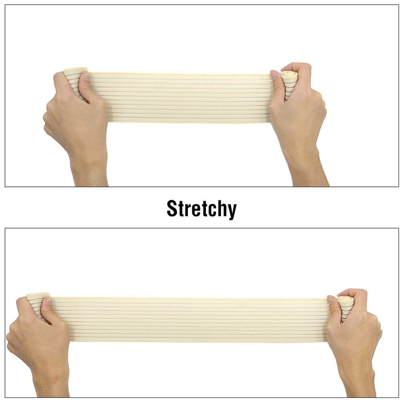 [Australia] - Luwint Bounce Breast Compression Band - Post Surgical Implant Stabilizer Strap Support Brace Bandage (Beige) Beige 