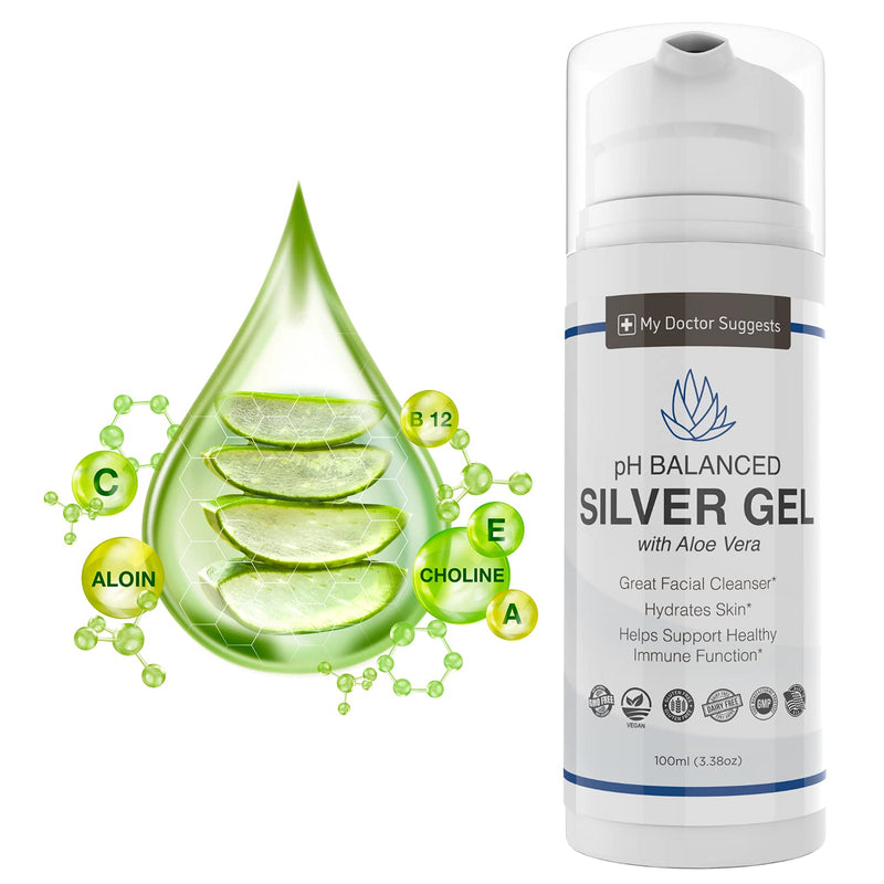 [Australia] - Structured Colloidal Silver Gel with Aloe Vera, for Burns, Wounds, Sores and Eczema - Strong Pure 30ppm pH Balanced 1 