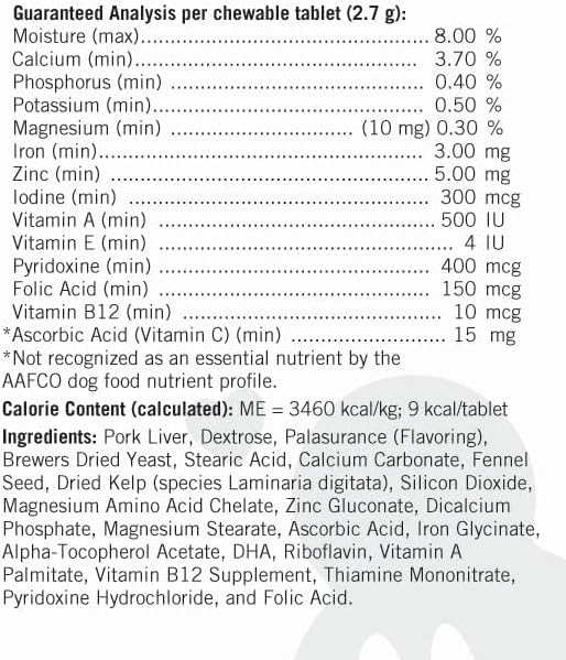 Bitch Pills - Pregnant Dog Prenatal Vitamins - 45 Tablets - PawsPlanet Australia