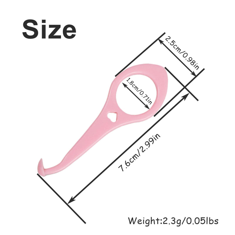 Clear aligner removal tool-invisible removable braces, invisible aligner remover-aligner remover-fixer remover (40pcs) Deep blue+pink+black+green