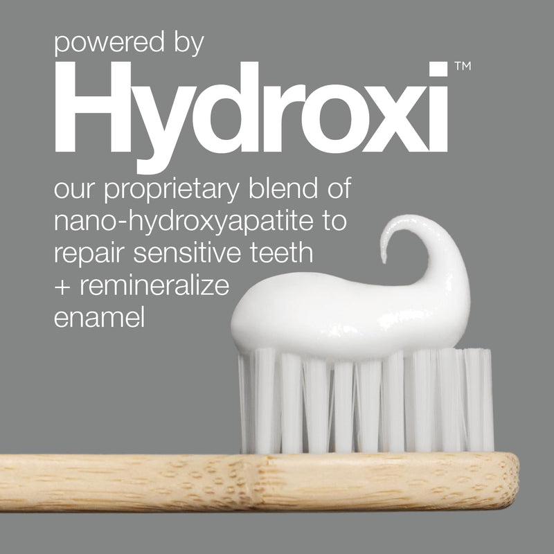 [Australia] - Davids Hydroxi Fluoride Free Nano Hydroxyapatite Toothpaste for Remineralizing Enamel & Sensitive Relief, Whitening, Antiplaque, SLS Free, Natural Peppermint, 5.25oz, Made in USA (3 Pack) Sensitive Mint 5.25 Ounce (Pack of 3) 