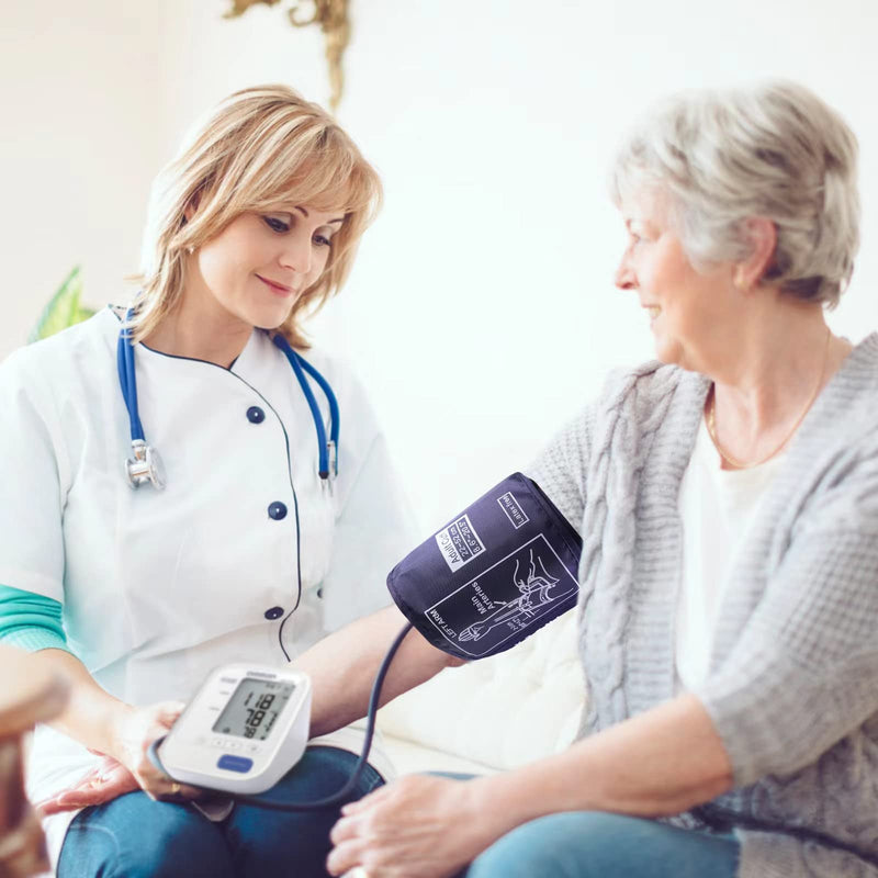 [Australia] - Extra Large Blood Pressure Cuff Arm for Omron, Feifuns 8.6''-20.5'' XL Large Arm Replacement Cuff, Blood Pressure Cuff for Large Arm (BP Device Not Included) Xl-blue 
