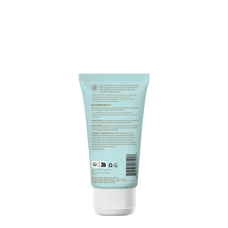 [Australia] - ATTITUDE Pregnancy Tired Legs Cream, EWG Verified, Dermatologically Tested, Plant and Mineral-Based, Vegan Maternity Products, Soothing and Refreshing Mint, 5 Fl Oz 