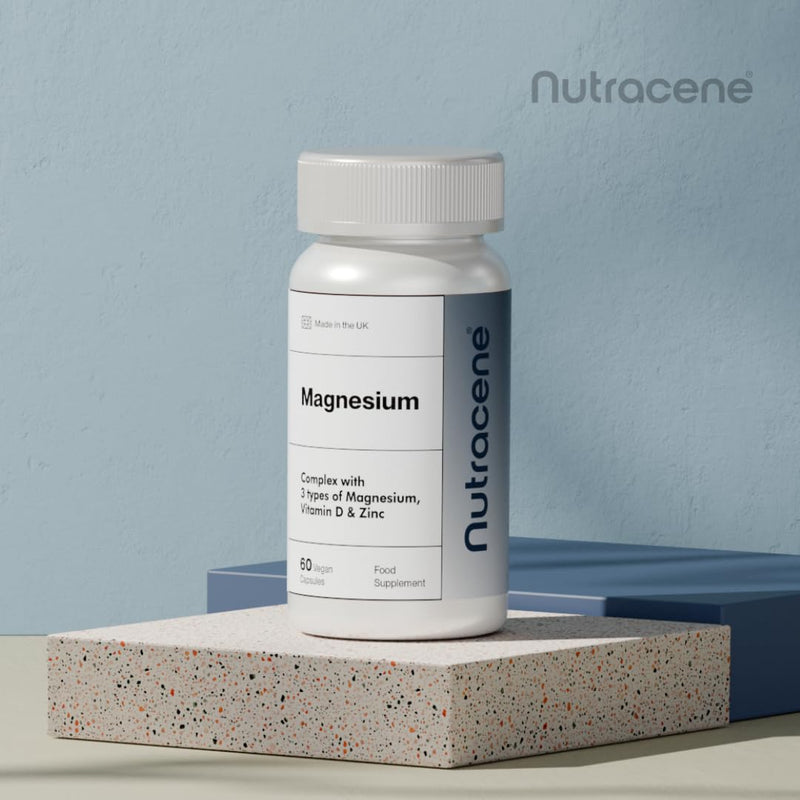 Magnesium Complex | Magnesium Glycinate, Malate and Citrate | with Vitamin D3 & Zinc | Made in the UK | UK GMP Standards | 60 Vegan Capsules