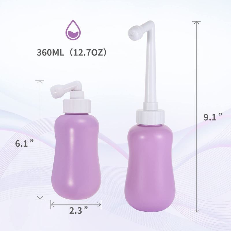 [Australia] - Peri Bottle for Postpartum Care for Perineal Recovery and Cleansing After Birth 12.7 OZ Color: Purple 