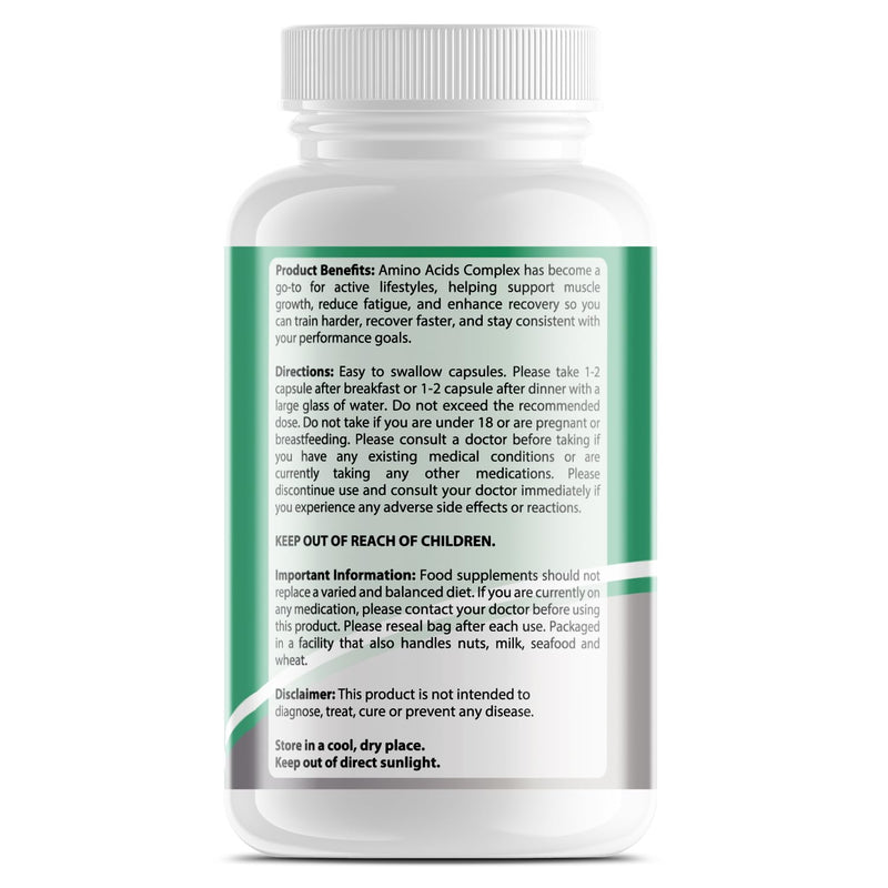 Essential Amino acids 100 Capsules