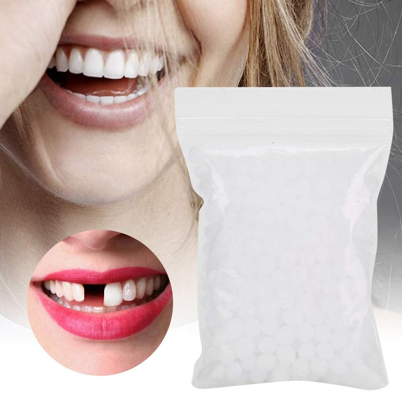 Temporary Teeth Repair Beads, Teeth Repair Set Fake Teeth and Thermal Beads Replacement Kit for Missing Tooth, Teeth Repair Kit for Missing Broken Teeth Filling Material