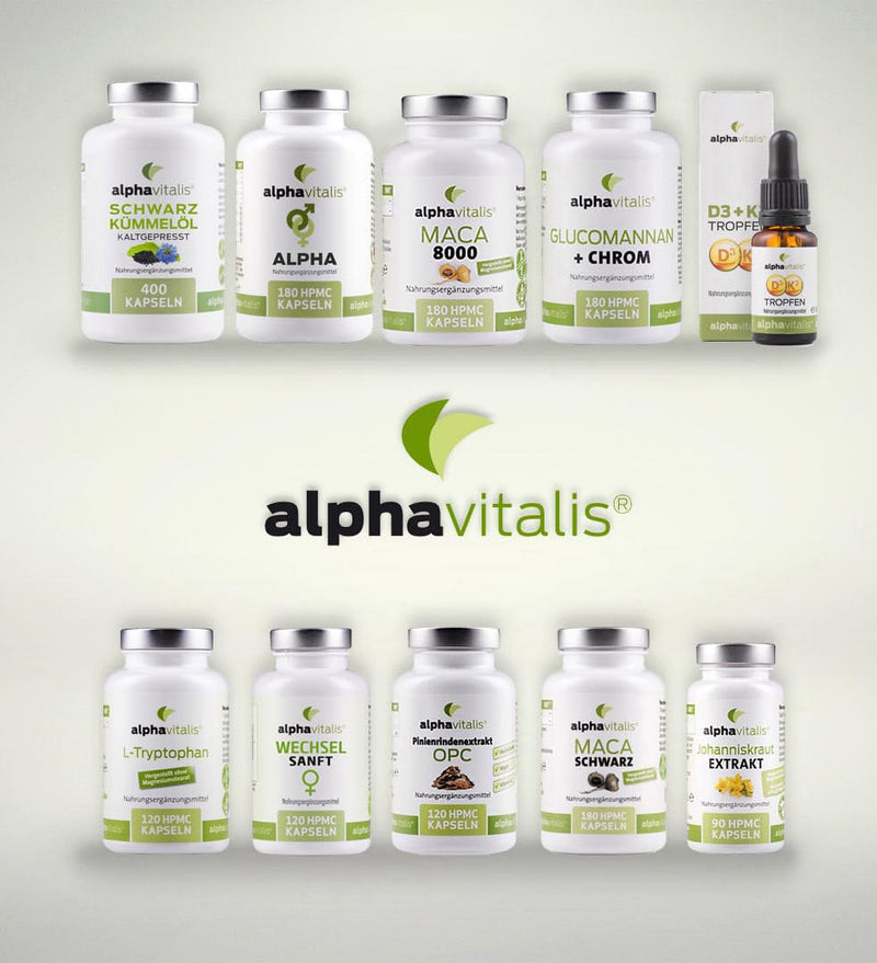 [Australia] - 500 mg pine bark extract capsules with 32% OPC + natural vitamin C - 240 pieces - vegan pine bark extract without magnesium stearate - high dosage & laboratory tested by Alphavitalis 