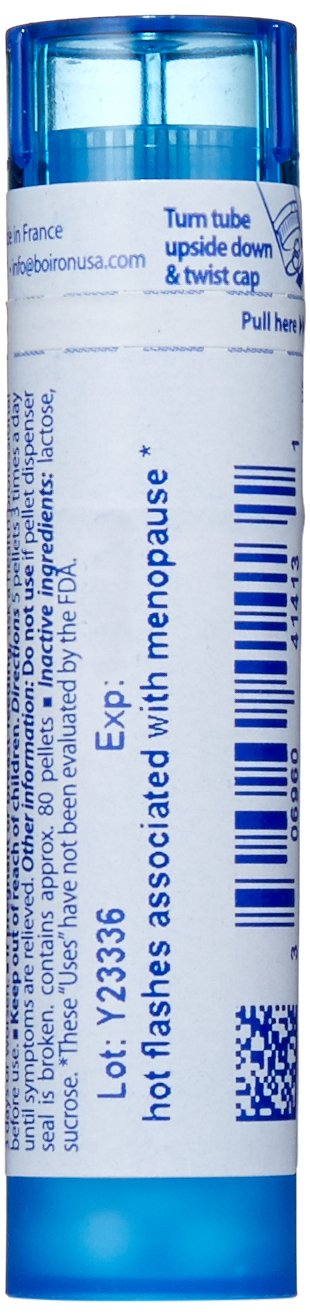 Boiron Lachesis Mutus 30C (Pack of 5), Homeopathic Medicine for Hot Flashes