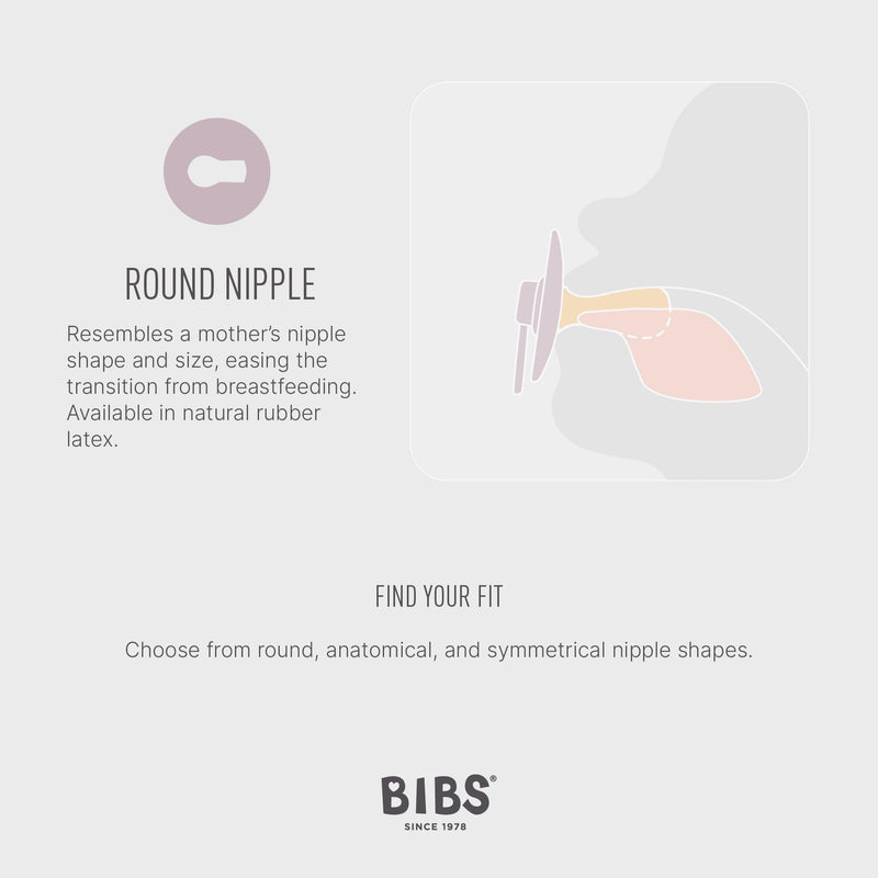 [Australia] - BIBS Pacifiers - Colour 4 Pack | Round Nipple Baby Pacifier | BPA Free Natural Rubber Latex Soother | Made in Denmark | Size 6-18 Months | Boy Colors 6-18 Month 
