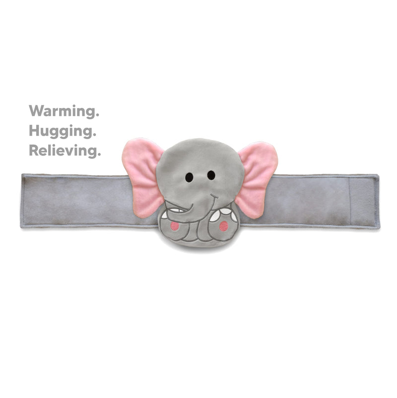[Australia] - Baby Colic, Gas and Upset Stomach Relief, Baby Heated Tummy Wrap for Newborns - Belly Hugger - Infant Swaddling Belly Belt, Heating Pad with Soothing Warmth for Fussy Infants (Elephant) Elephant 